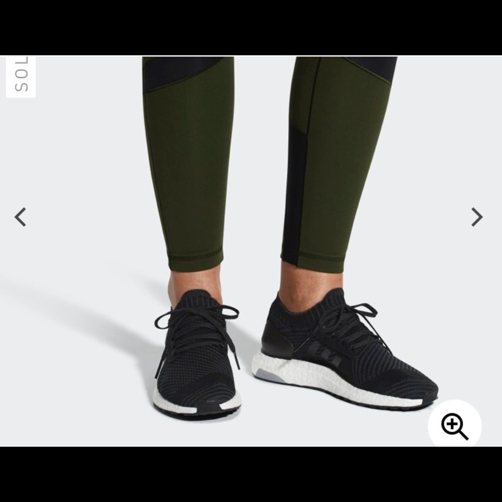 adidas Black ultraboost x shoes
